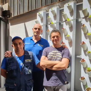 Ferriplastic e Vittorio Arenella al collaudo della prima vertical farm per ristoranti