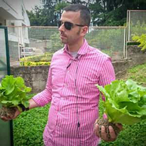 Francesco Apostolico e l'insalata nata in zeolite