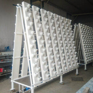 Il modulo di coltiazione di ZeoVertical Farm completo e pronto per la spedizione