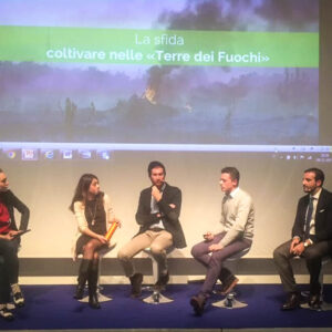 Vittorio Arenella durante un evento di start-up