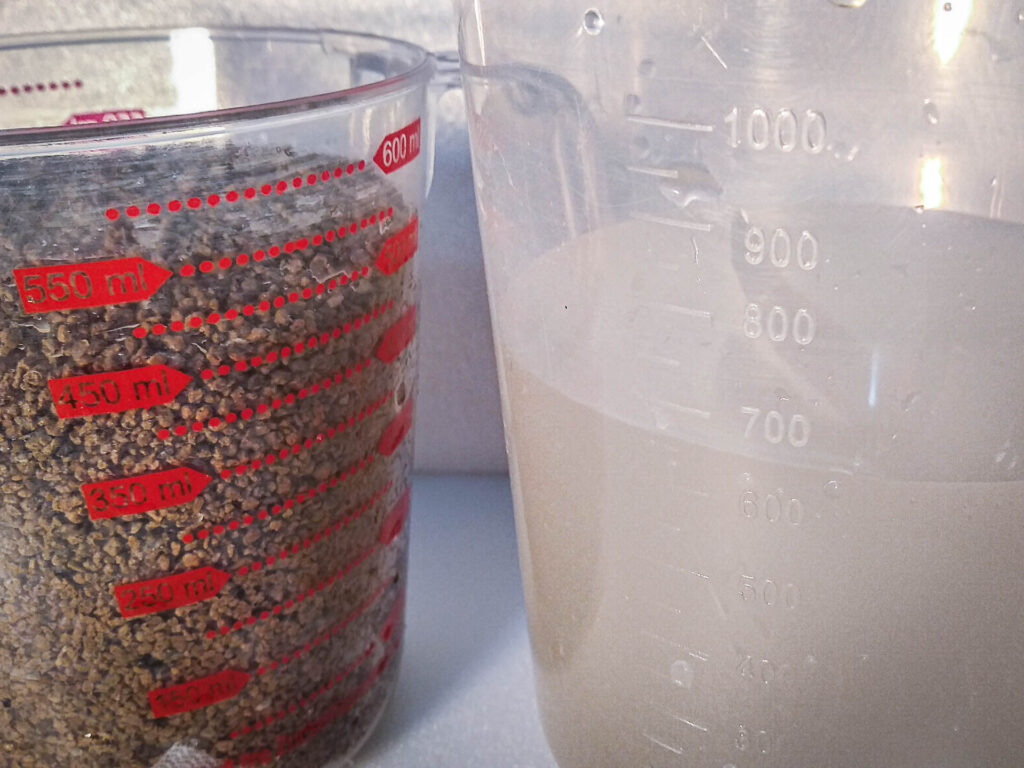 Zeolite0.7-2 mm assorbe il 48%